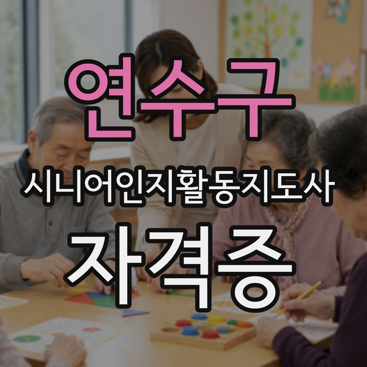 연수구 시니어인지활동지도사 자격증