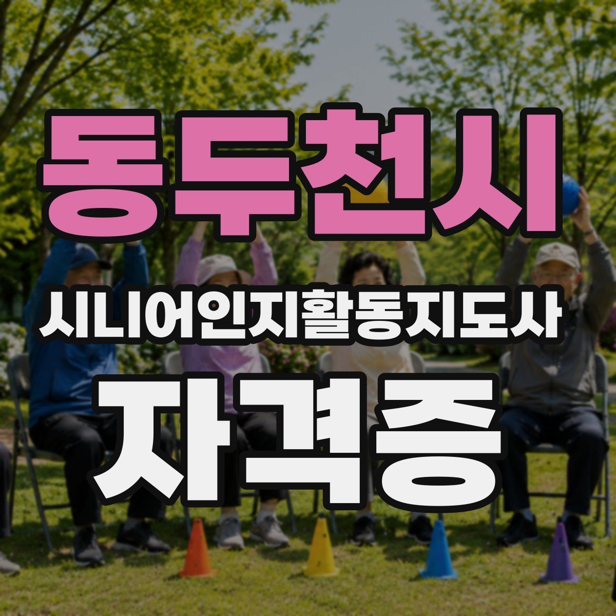 동두천시 시니어인지활동지도사 자격증