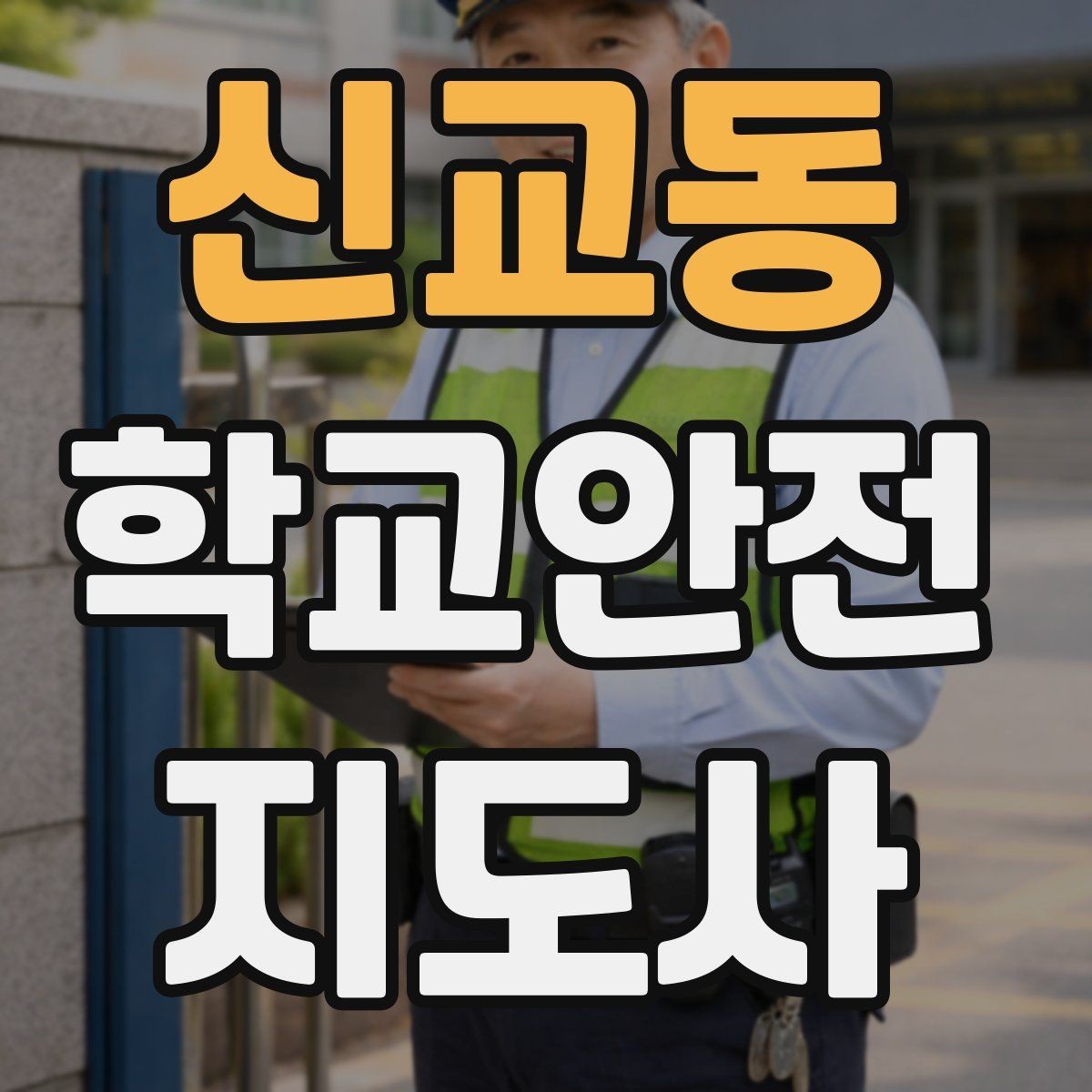 신교동 학교안전지도사 자격증 안전장비 착용이 신뢰로 이어지는 이유