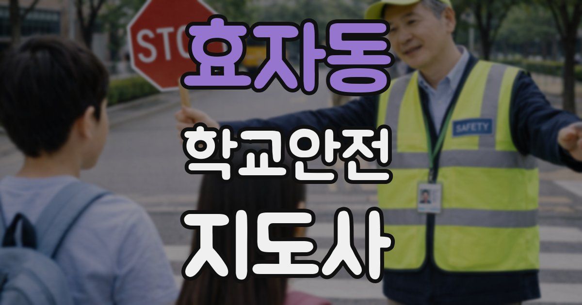 효자동 학교안전지도사 자격증