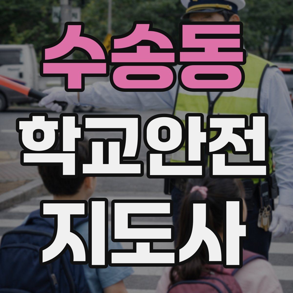 수송동 학교안전지도사 자격증 방과후 활동 이동 시 안전 지도