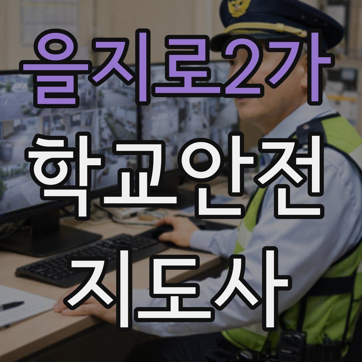 을지로2가 학교안전지도사 자격증 스마트폰 보행 위험을 줄이는 안내 멘트