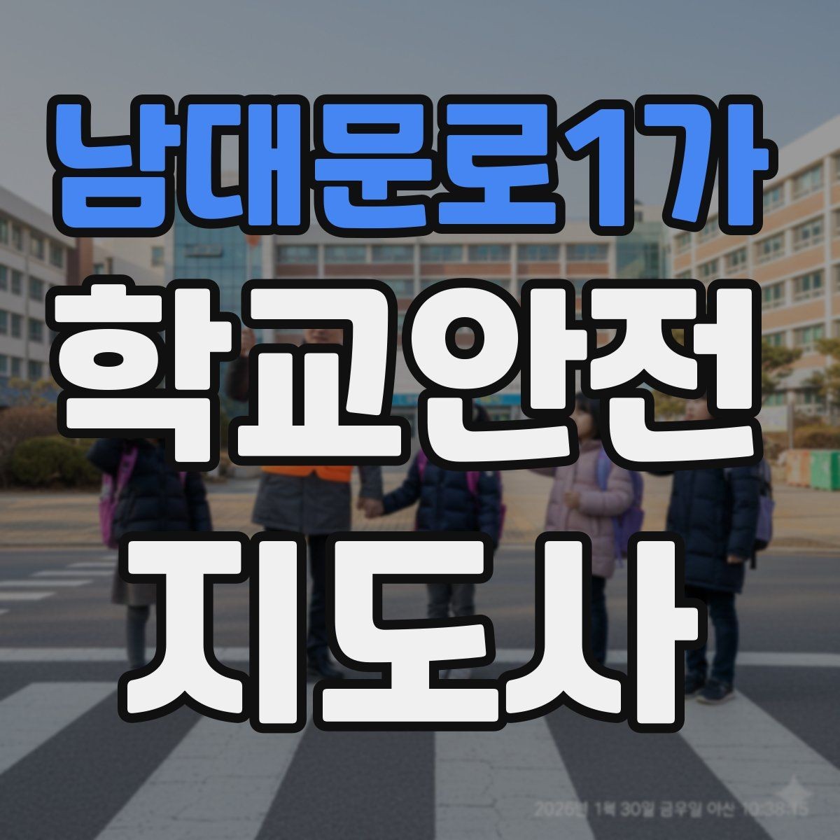 남대문로1가 학교안전지도사 자격증 우회로 안내를 할 때 필요한 기준