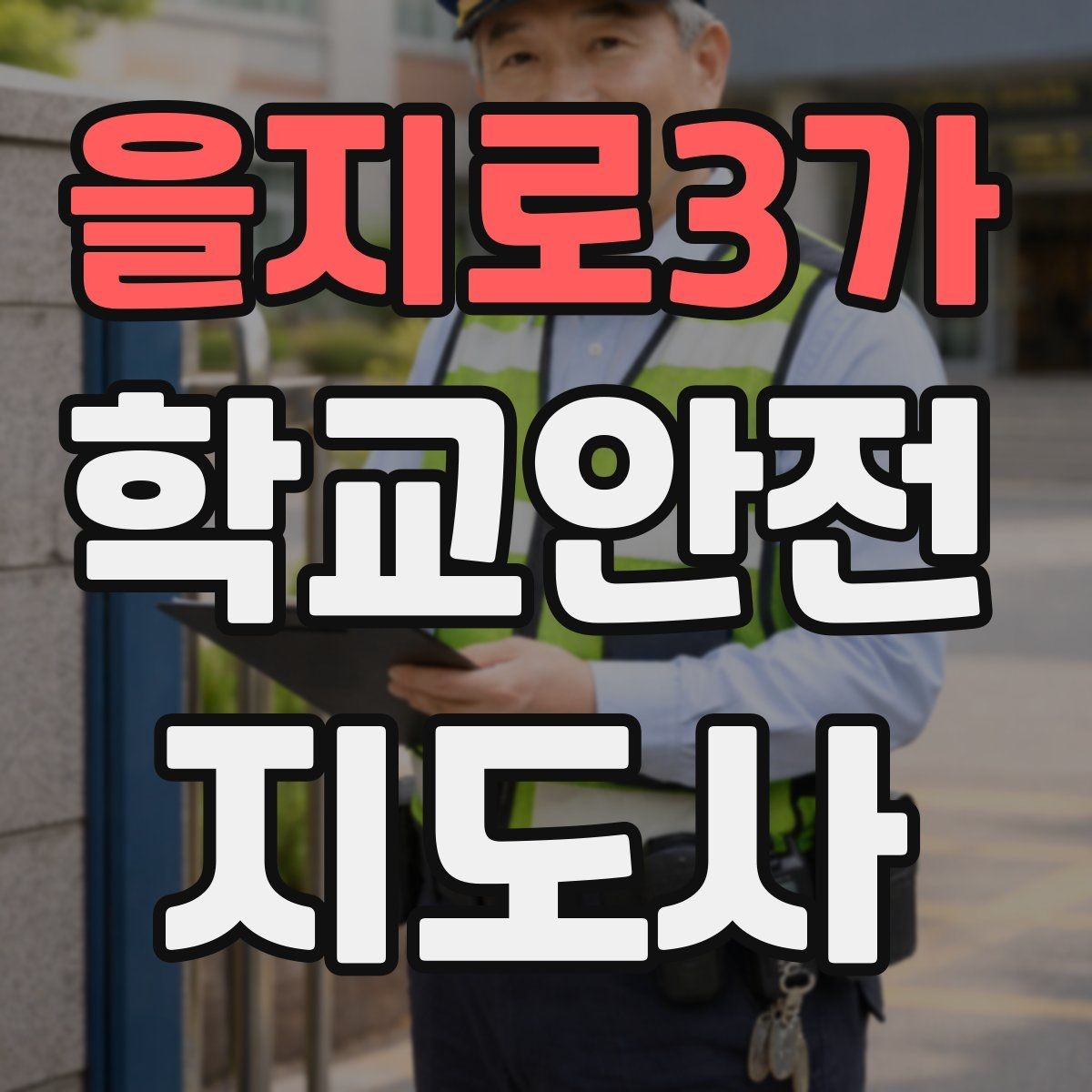 을지로3가 학교안전지도사 자격증 안내 멘트는 짧고 분명해야 하는 이유