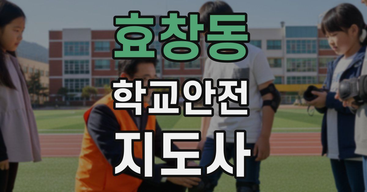 효창동 학교안전지도사 자격증