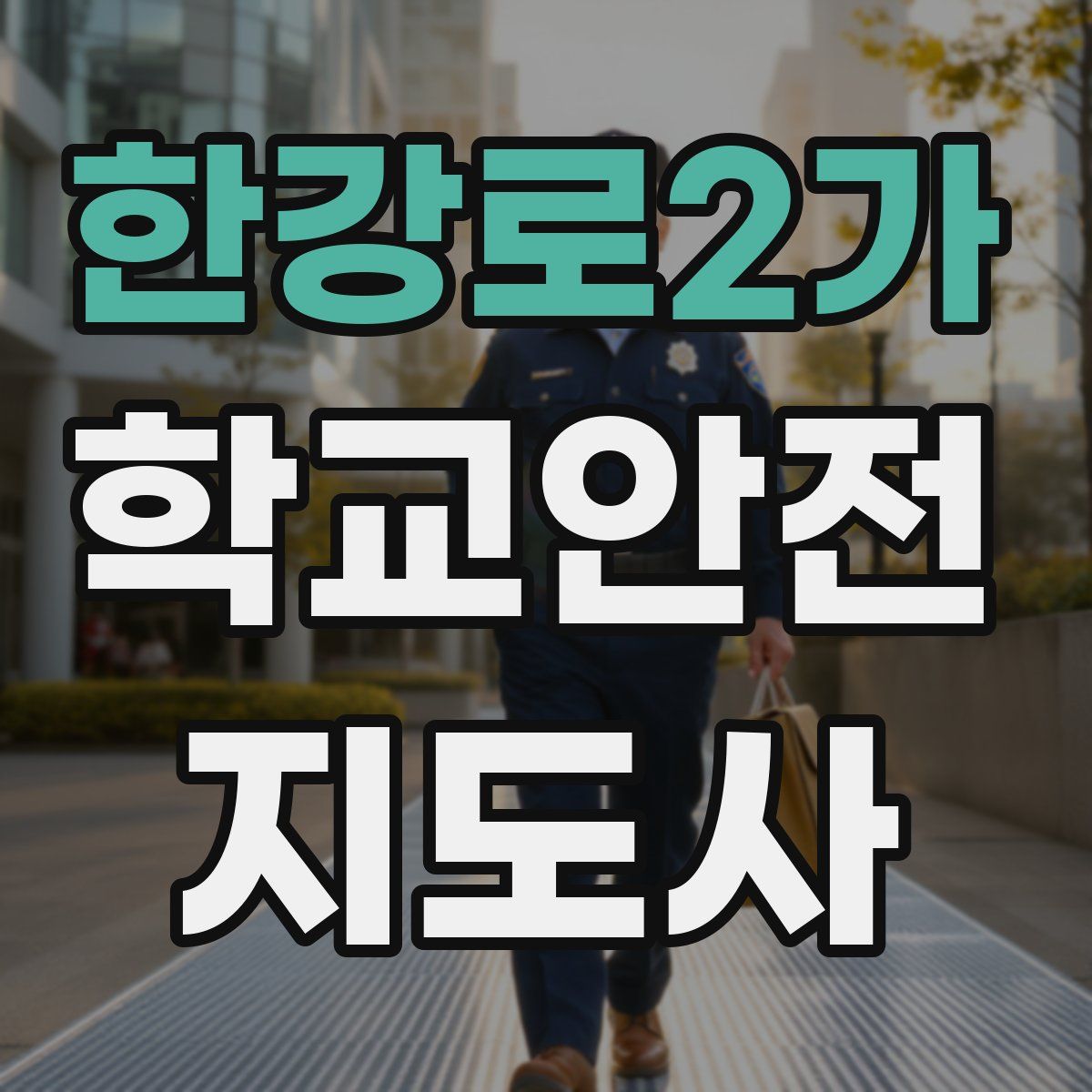 한강로2가 학교안전지도사 자격증