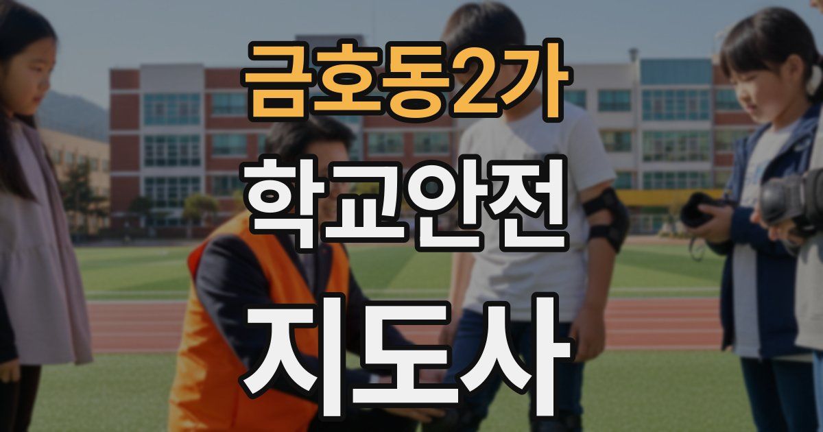 금호동2가 학교안전지도사 자격증