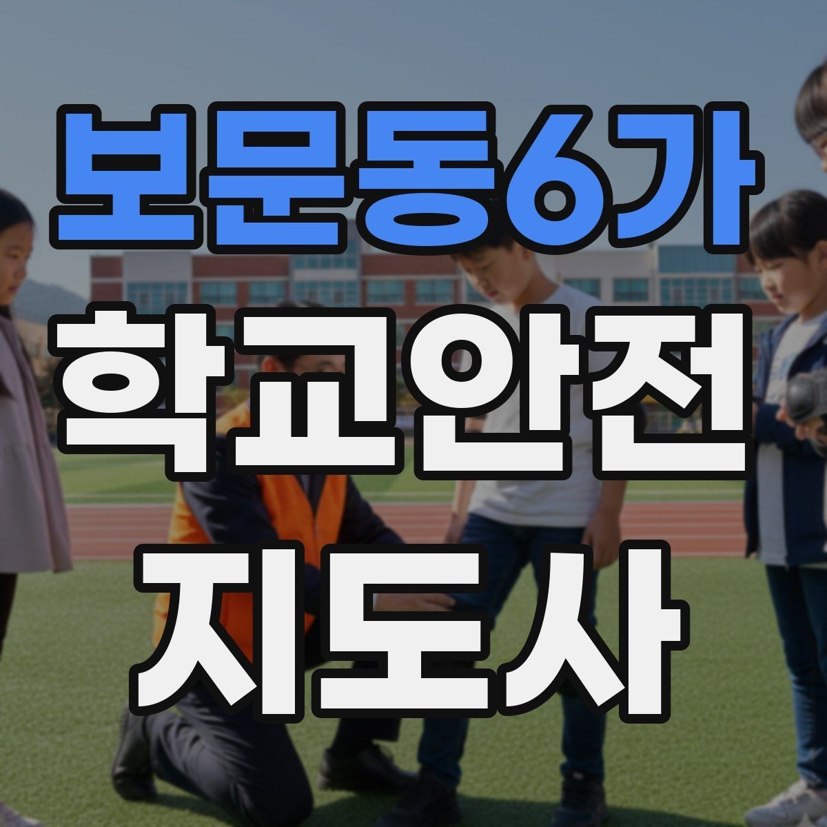 보문동6가 학교안전지도사 자격증 정류장 대기 줄서기 지도 실전 요령