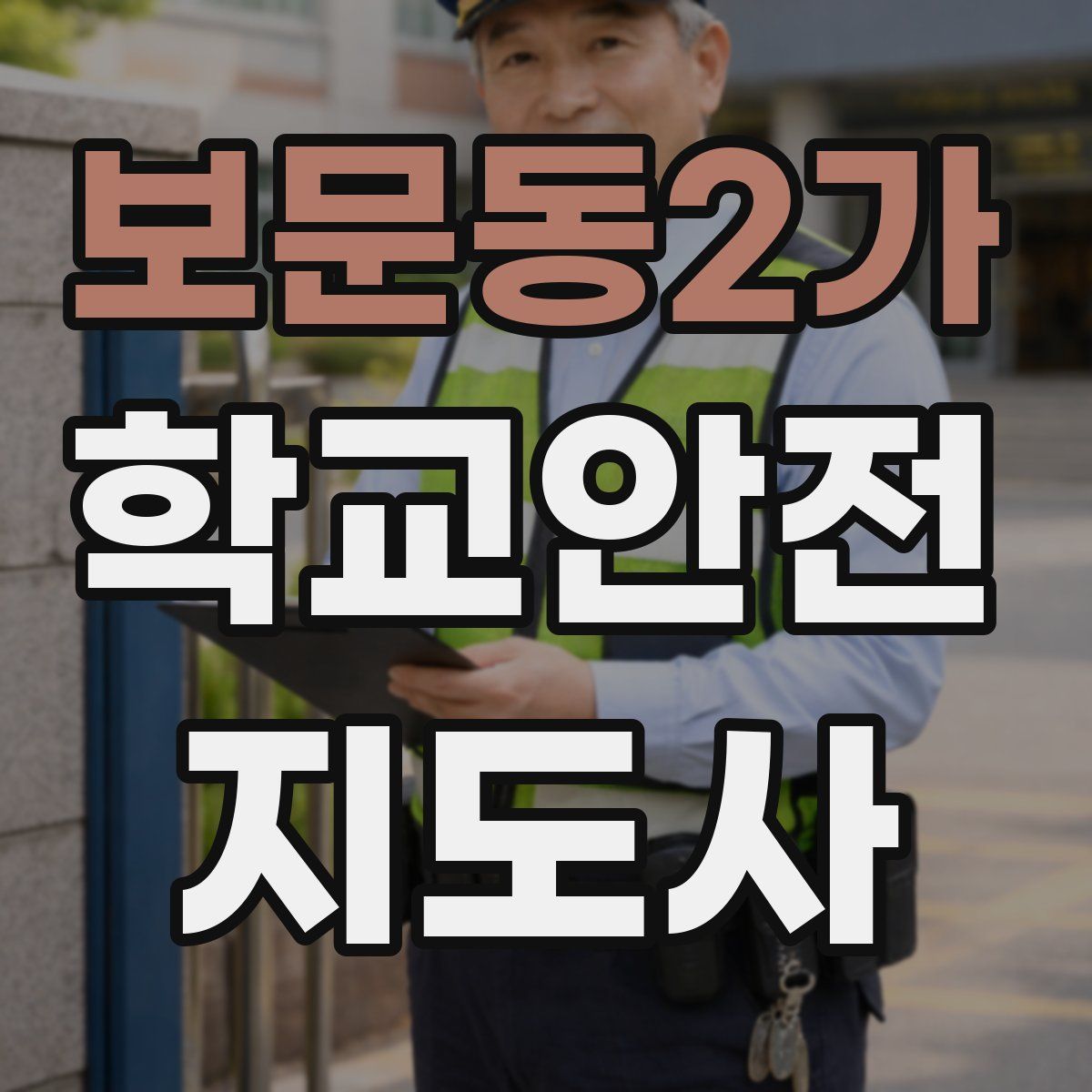 보문동2가 학교안전지도사 자격증