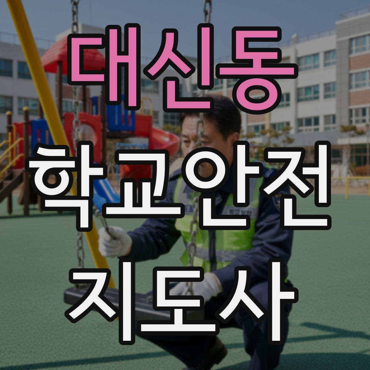 대신동 학교안전지도사 자격증 놀이 중 충돌 사고를 줄이는 방법