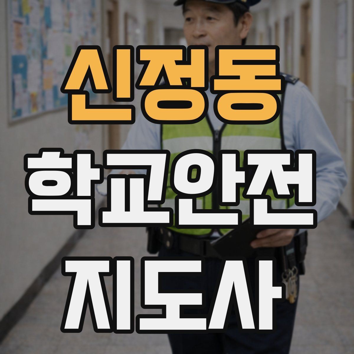 신정동 학교안전지도사 자격증 신학기 등하교 혼잡 대비 요령