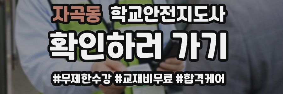 자곡동 학교안전지도사 자격증