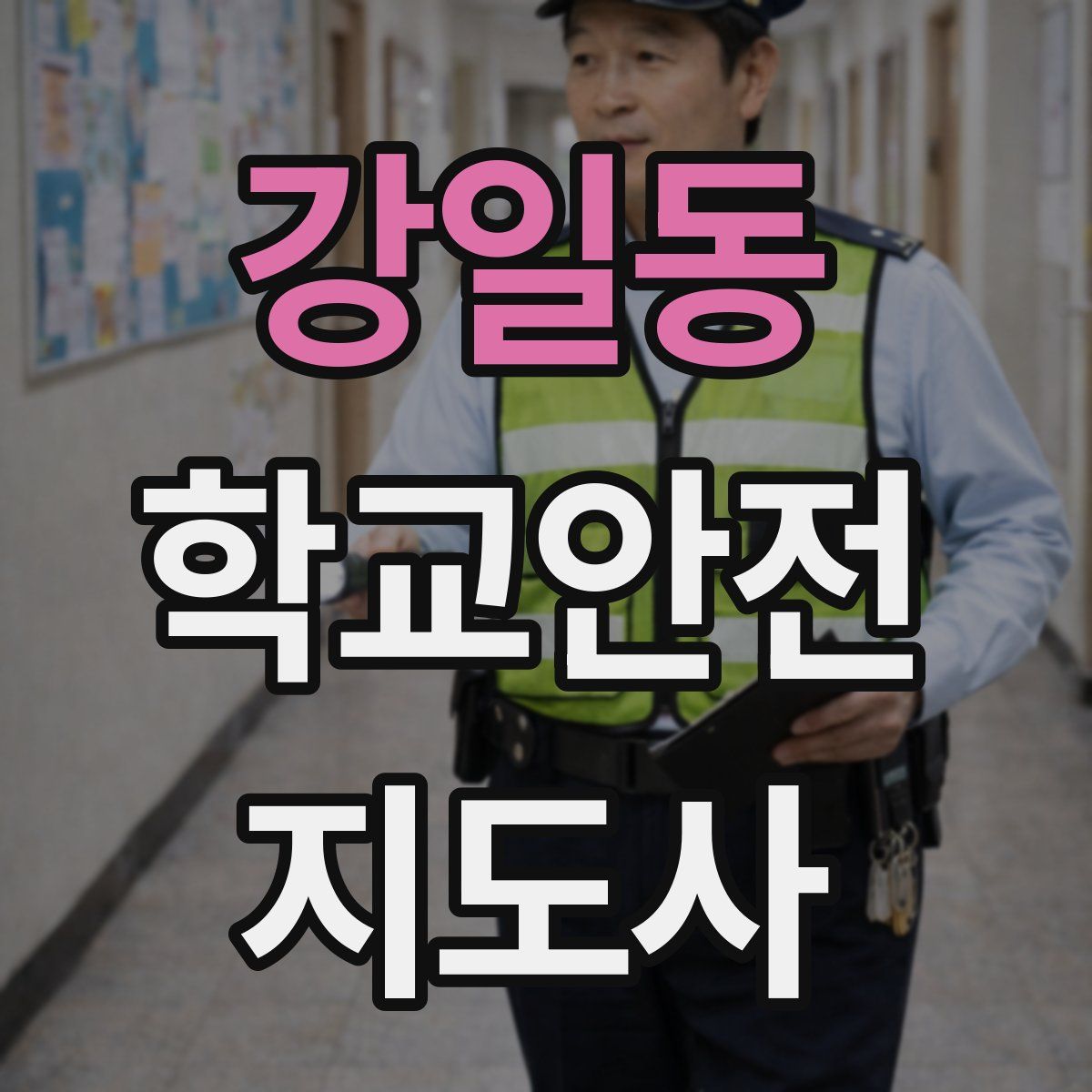 강일동 학교안전지도사 자격증