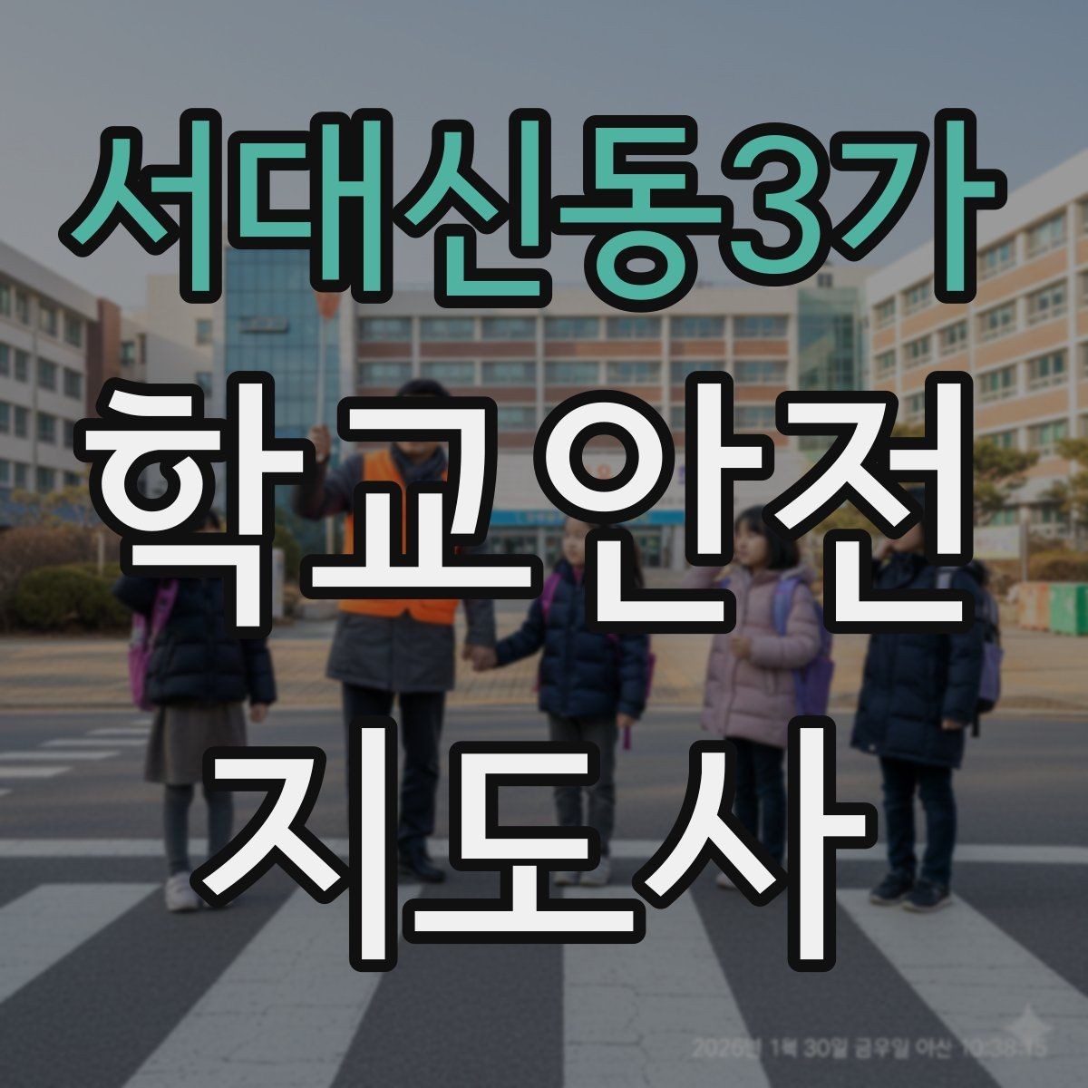 서대신동3가 학교안전지도사 자격증 안전표지 안내판 활용 방법