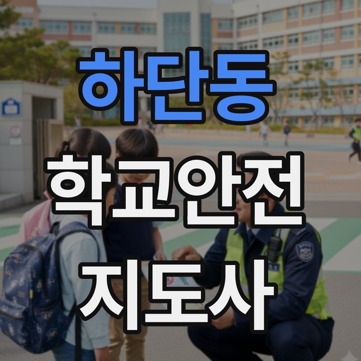 하단동 학교안전지도사 자격증 통학 안전지도의 기본을 다시 점검하기