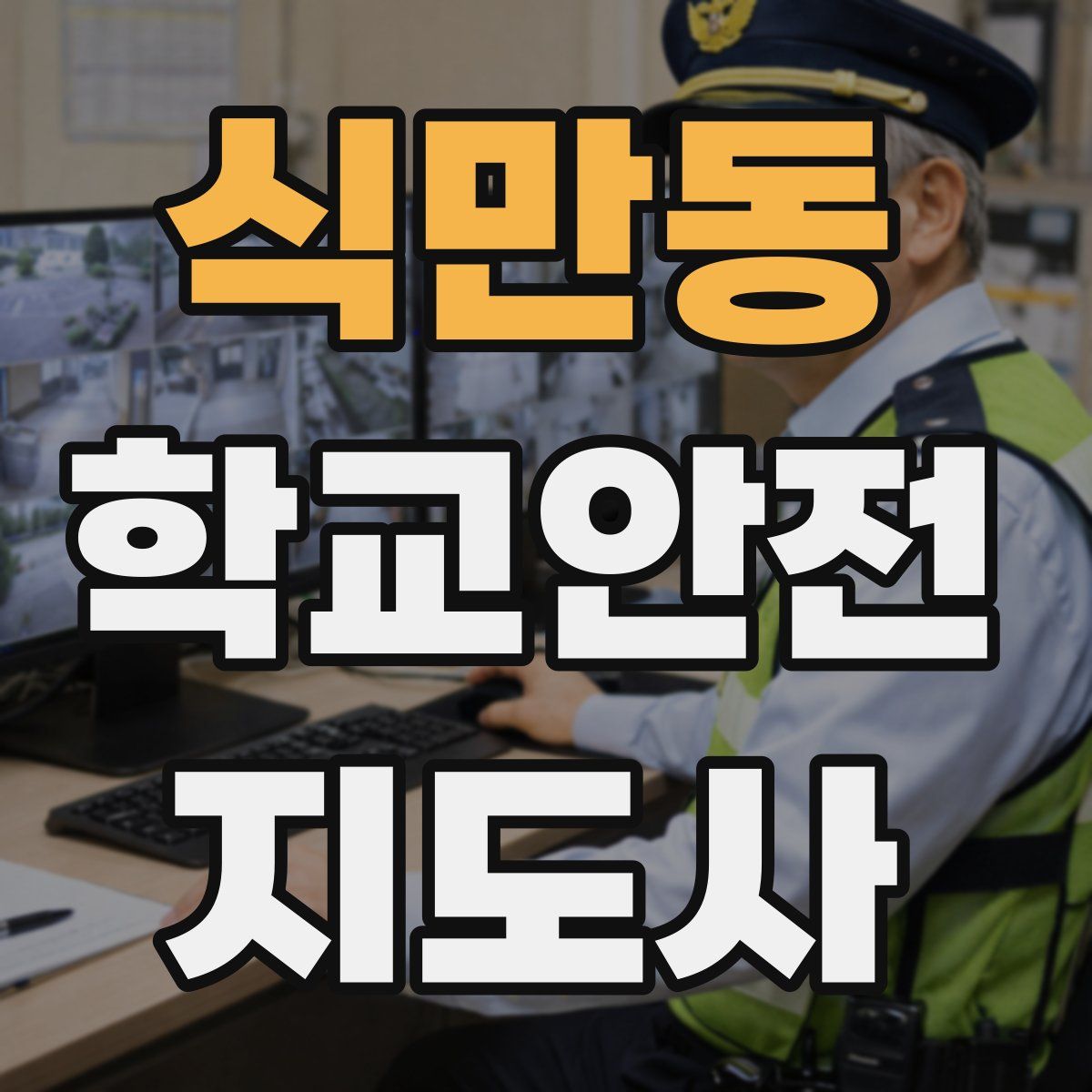 식만동 학교안전지도사 자격증