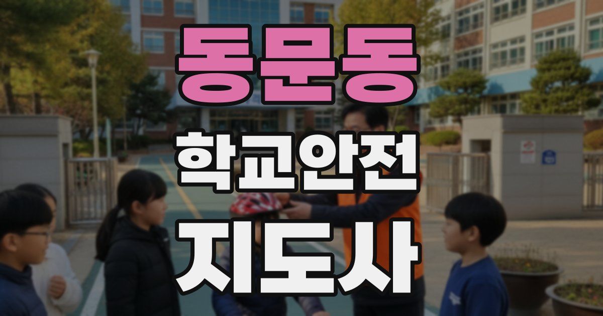 동문동 학교안전지도사 자격증