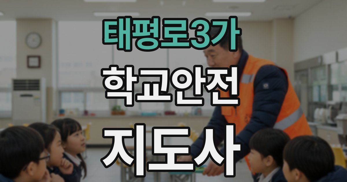 태평로3가 학교안전지도사 자격증