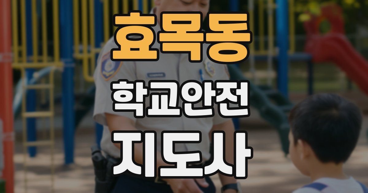 효목동 학교안전지도사 자격증