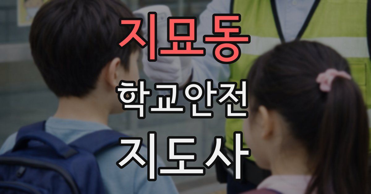 지묘동 학교안전지도사 자격증