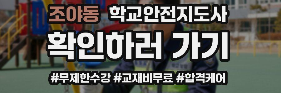 조야동 학교안전지도사 자격증