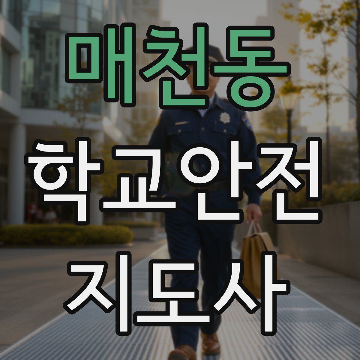 매천동 학교안전지도사 자격증
