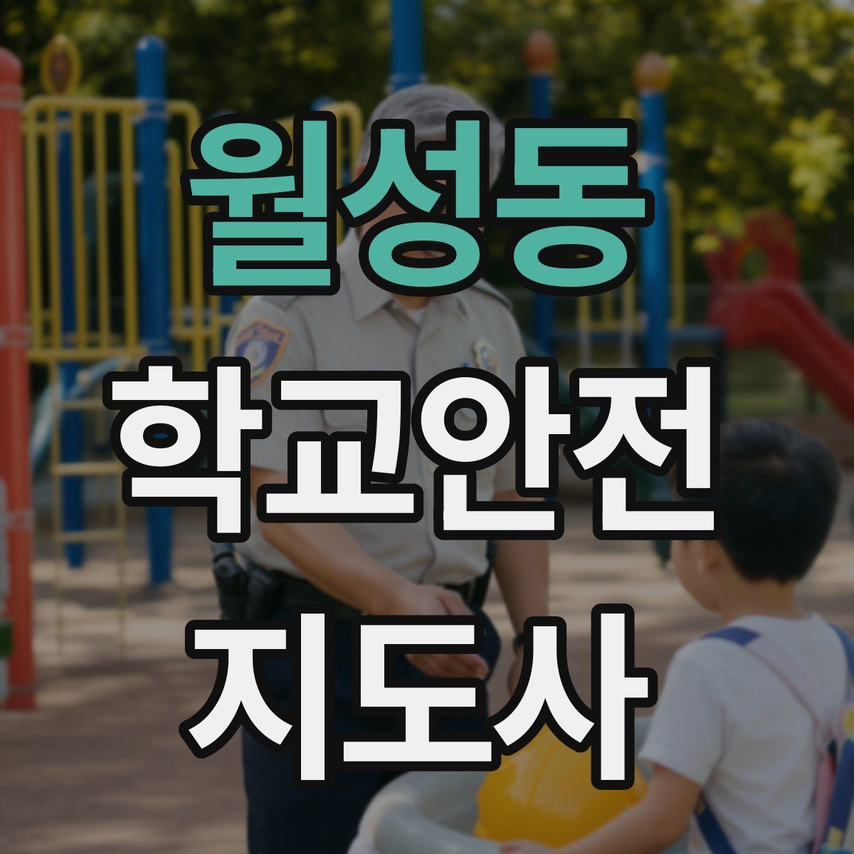 월성동 학교안전지도사 자격증