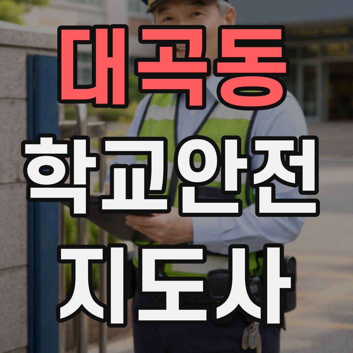 대곡동 학교안전지도사 자격증