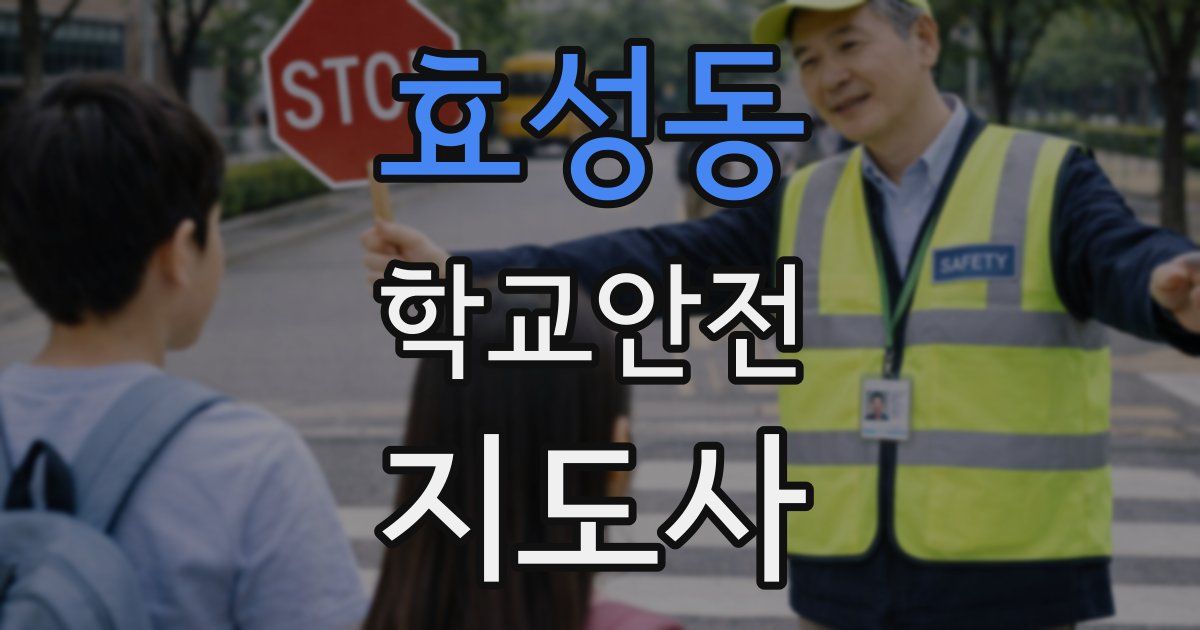 효성동 학교안전지도사 자격증
