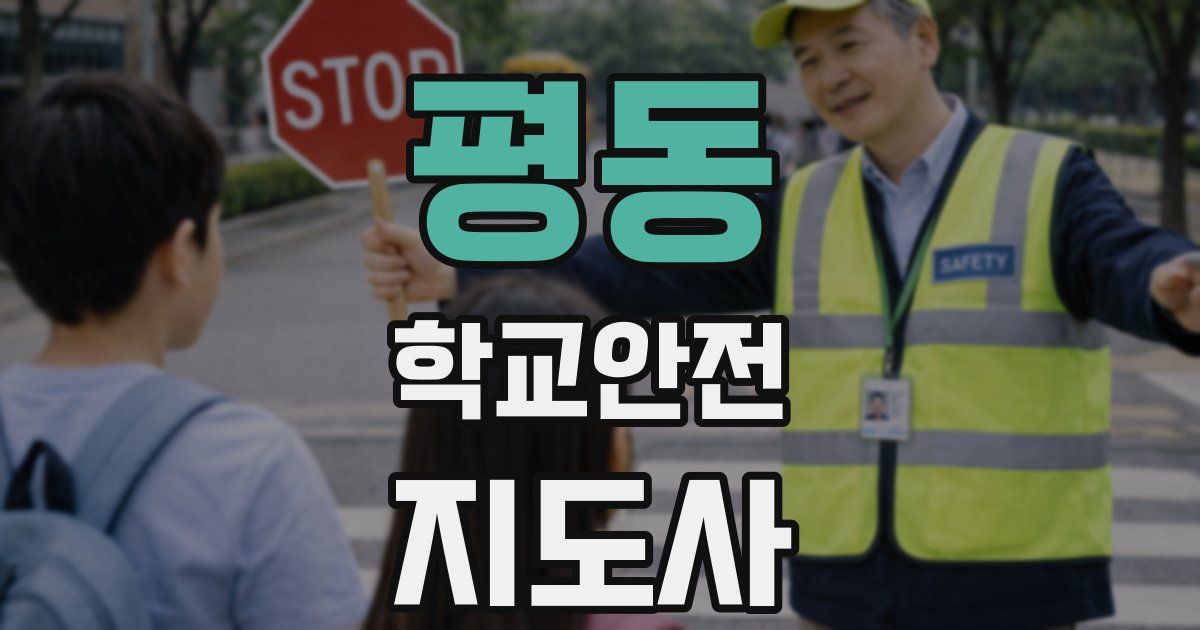 평동 학교안전지도사 자격증