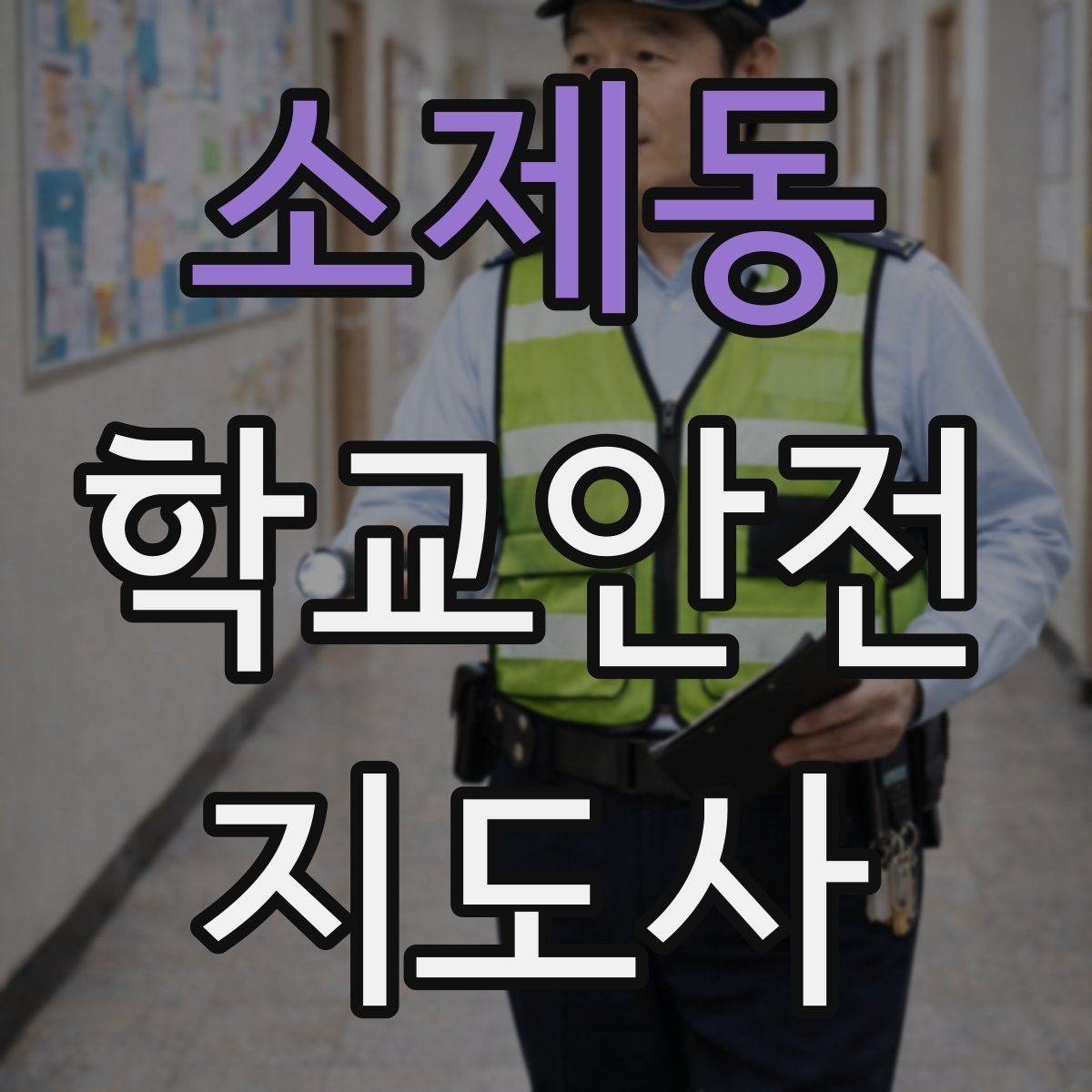 소제동 학교안전지도사 자격증
