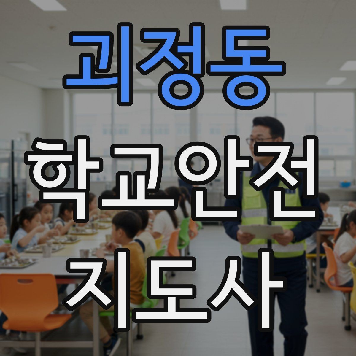 괴정동 학교안전지도사 자격증 무단횡단을 줄이는 안내 방법