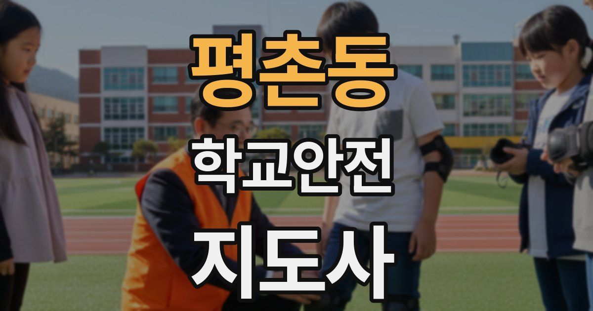 평촌동 학교안전지도사 자격증