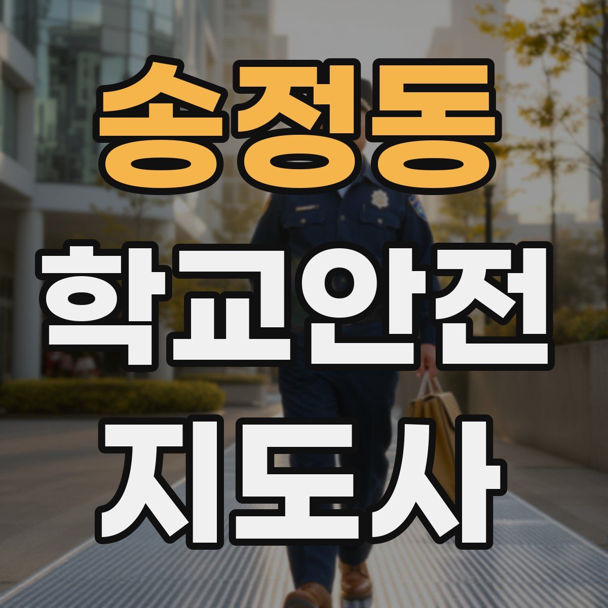 송정동 학교안전지도사 자격증