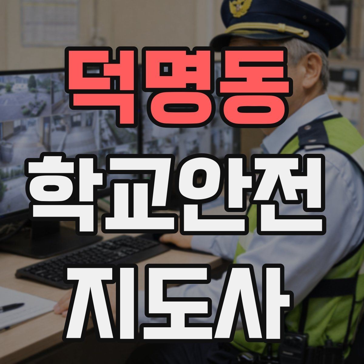 덕명동 학교안전지도사 자격증 통학버스 학원차량 승하차 안전 지도