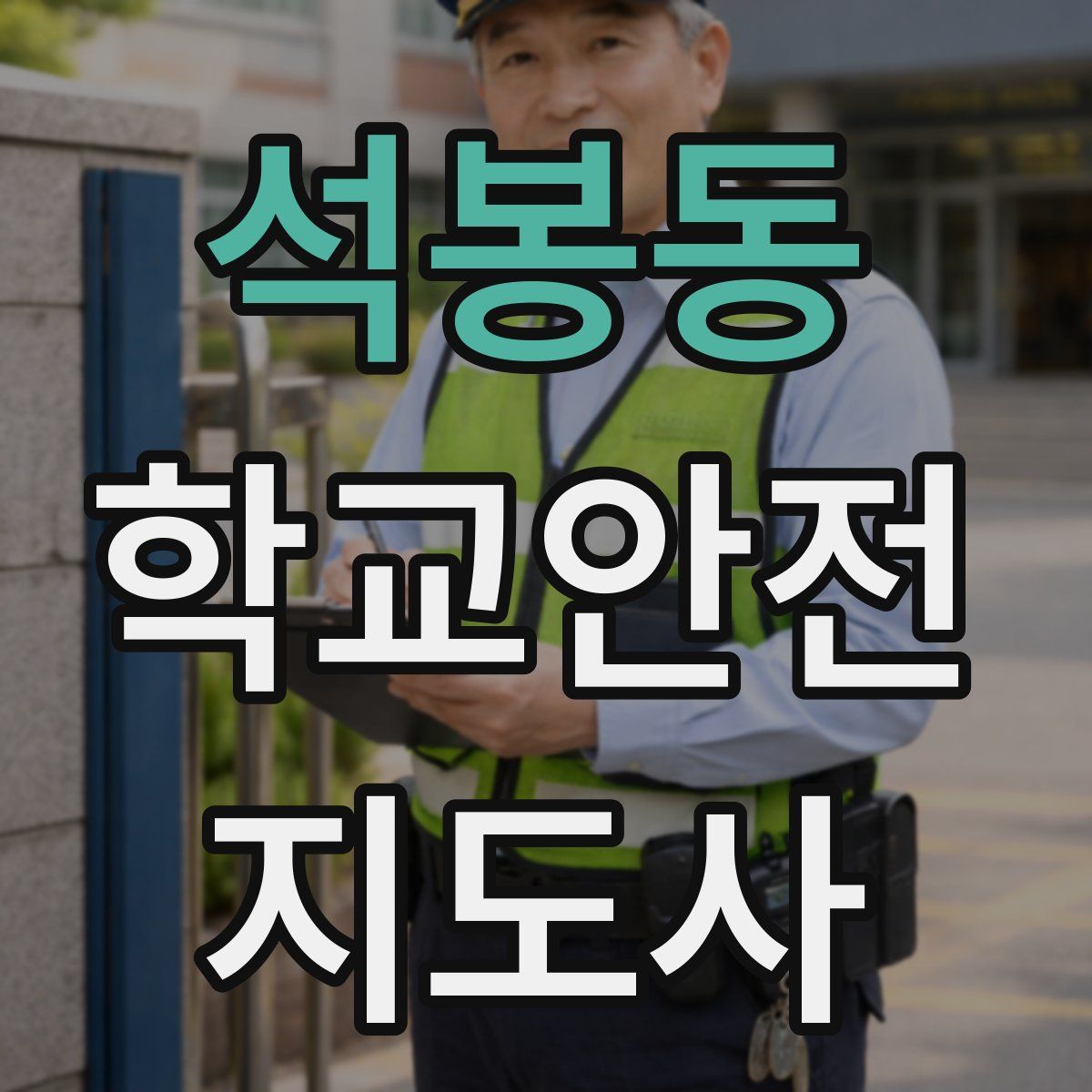 석봉동 학교안전지도사 자격증