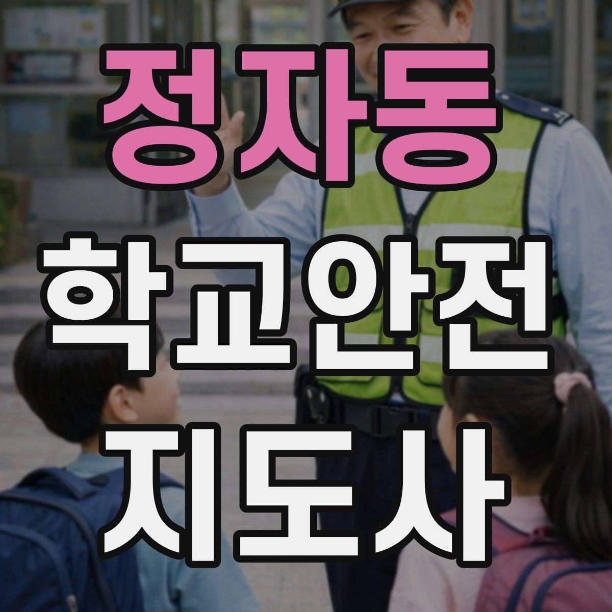 정자동 학교안전지도사 자격증 시험 전날 정리해야 할 내용만 모아보기
