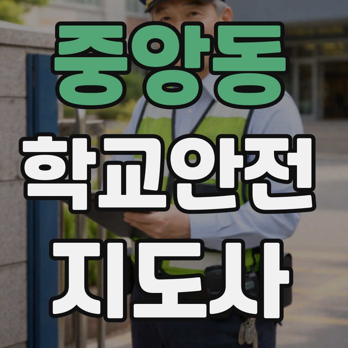 중앙동 학교안전지도사 자격증