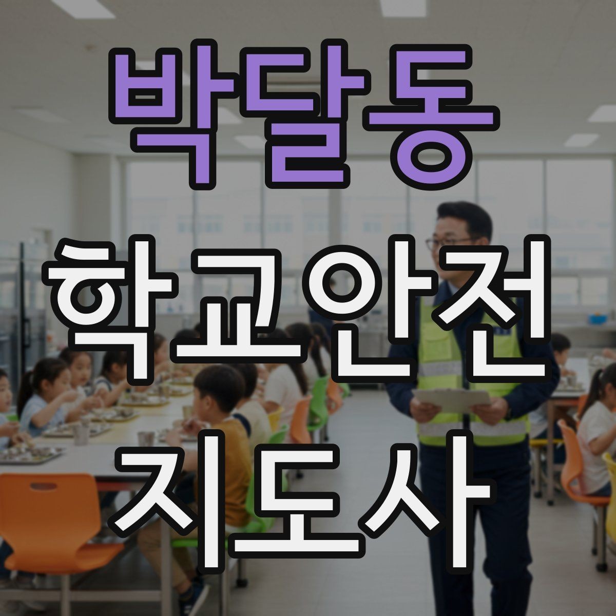 박달동 학교안전지도사 자격증 재난안전 교육에서 중요한 포인트