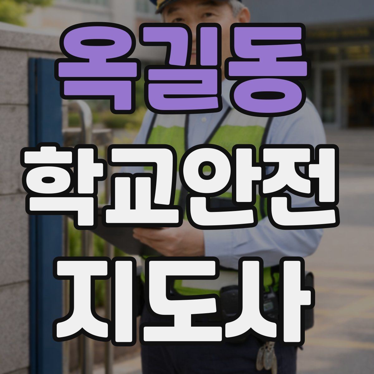 옥길동 학교안전지도사 자격증 시험 전날 정리해야 할 내용만 모아보기