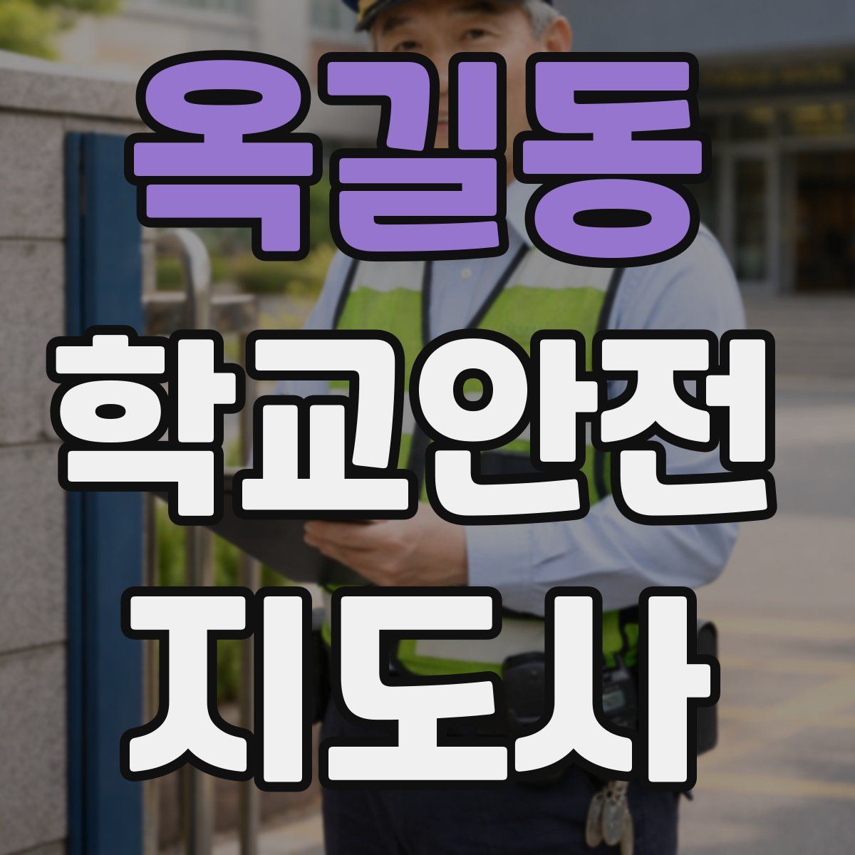 옥길동 학교안전지도사 자격증