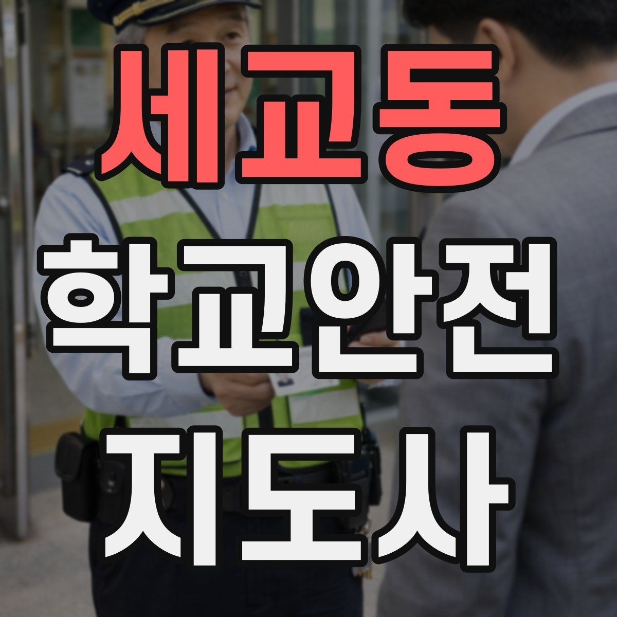 세교동 학교안전지도사 자격증 현장 안전장비 준비 체크리스트