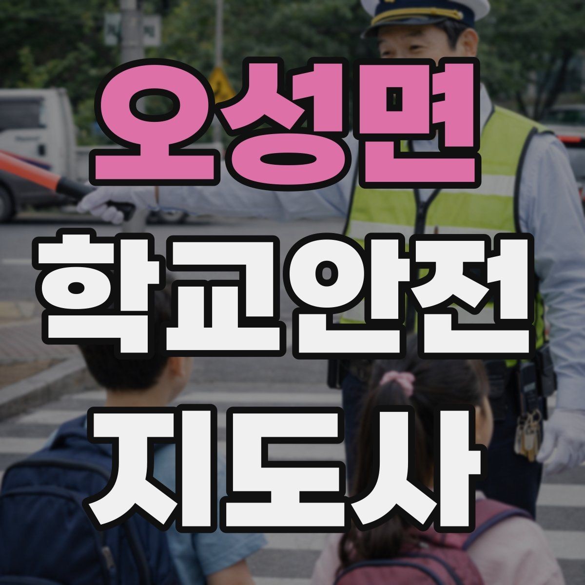 오성면 학교안전지도사 자격증 교문 현관 자동문 사고 예방 요령