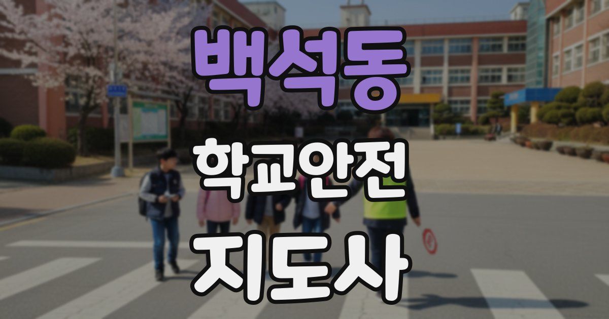 백석동 학교안전지도사 자격증