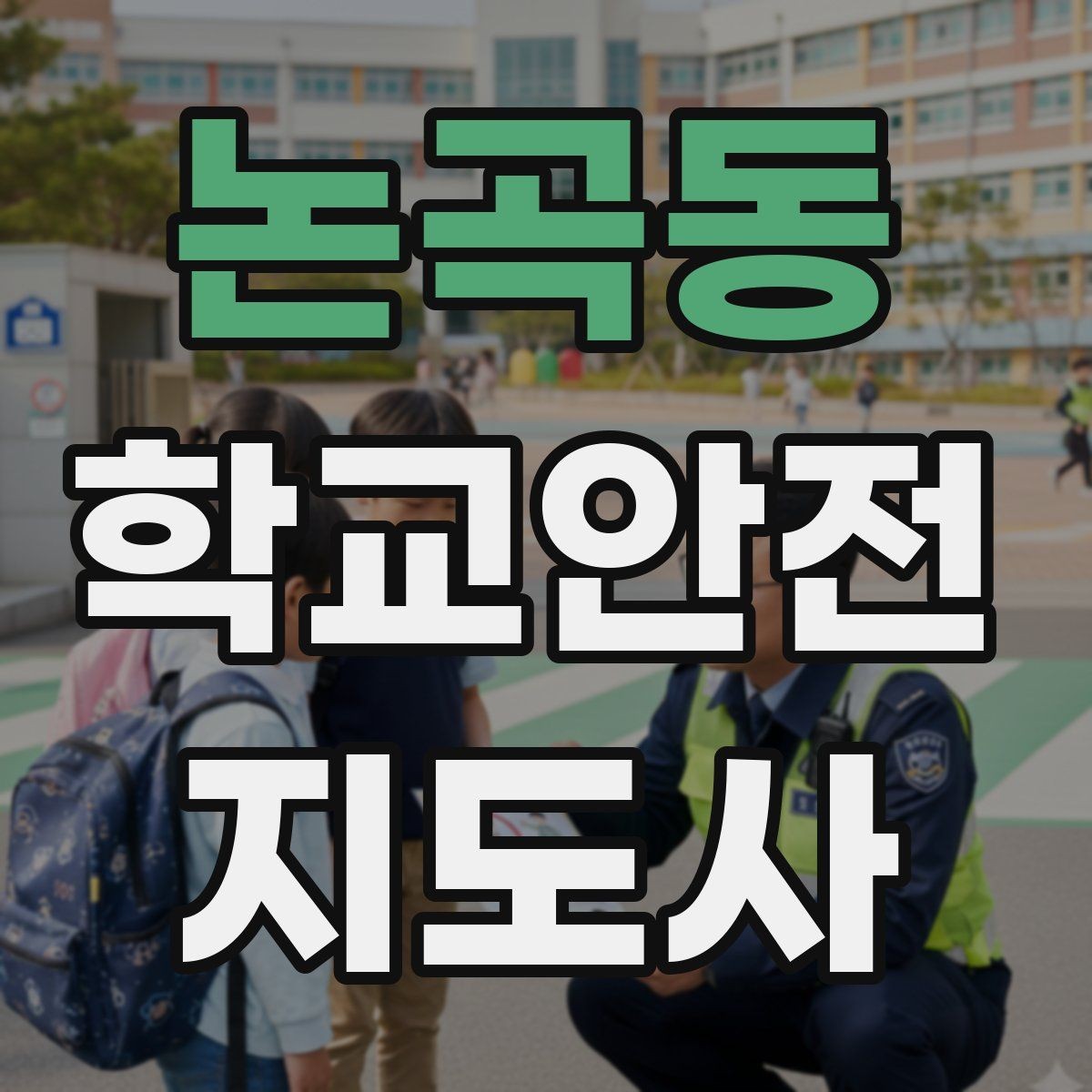 논곡동 학교안전지도사 자격증 무리한 개입을 피해야 하는 이유