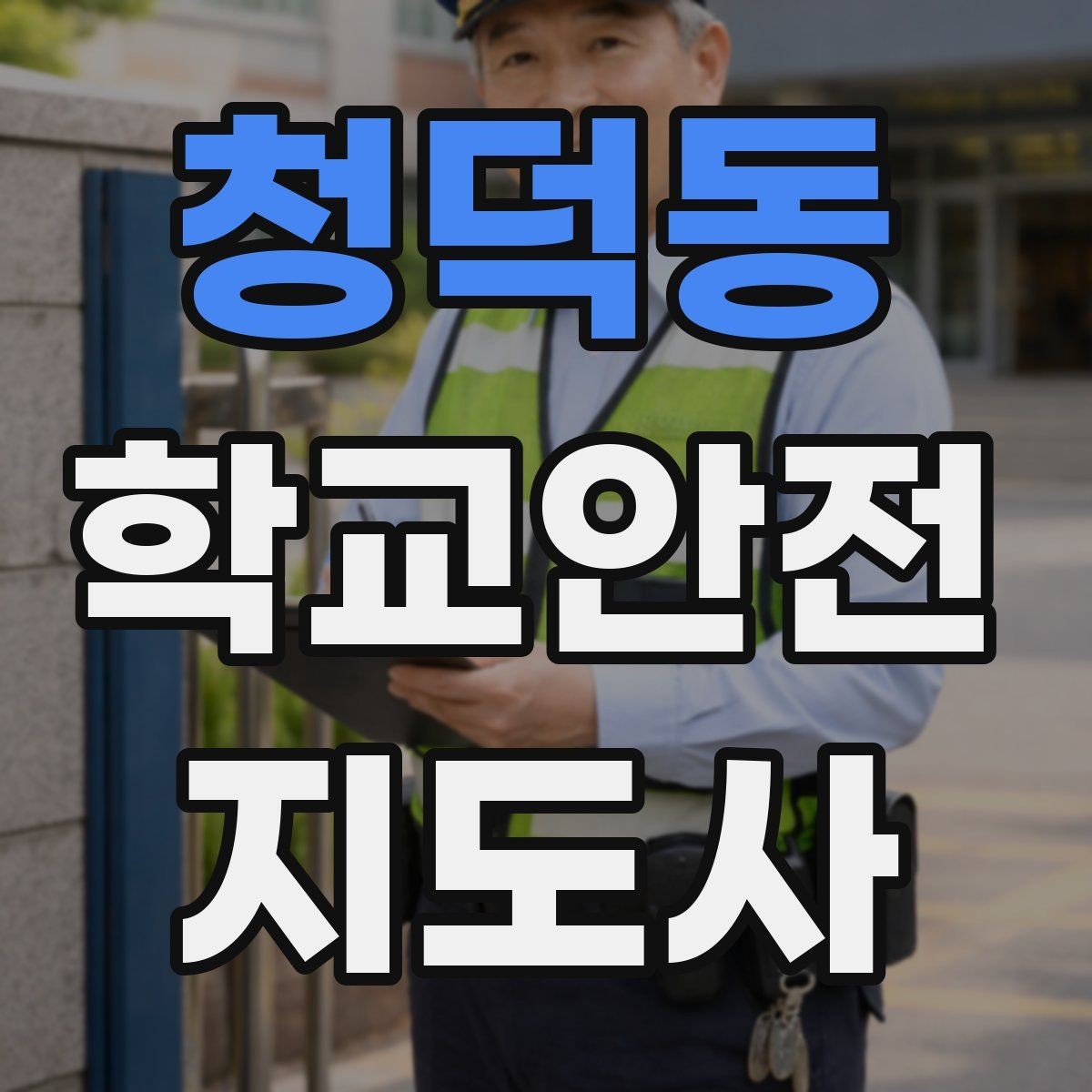 청덕동 학교안전지도사 자격증 실습 시간 안전수칙을 쉽게 안내하는 방법