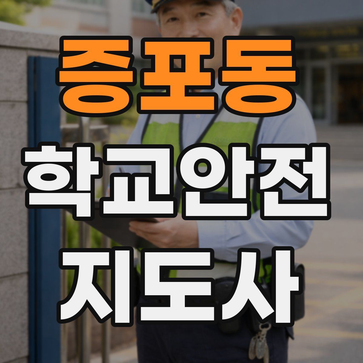 증포동 학교안전지도사 자격증