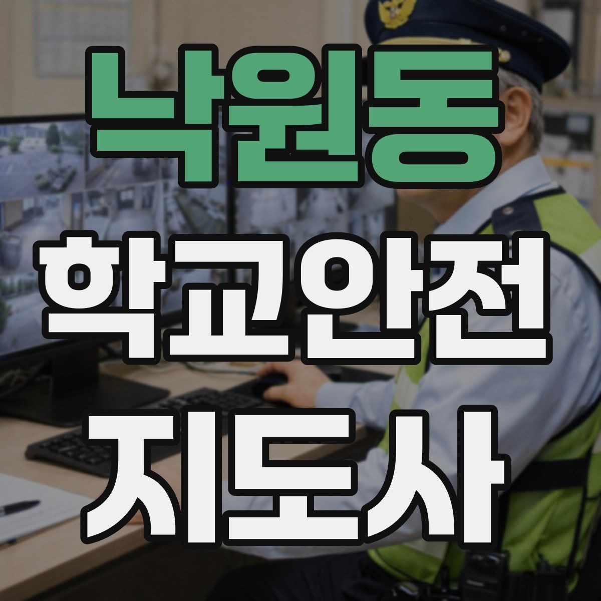 낙원동 학교안전지도사 자격증 통학로 위험 요소를 찾는 방법