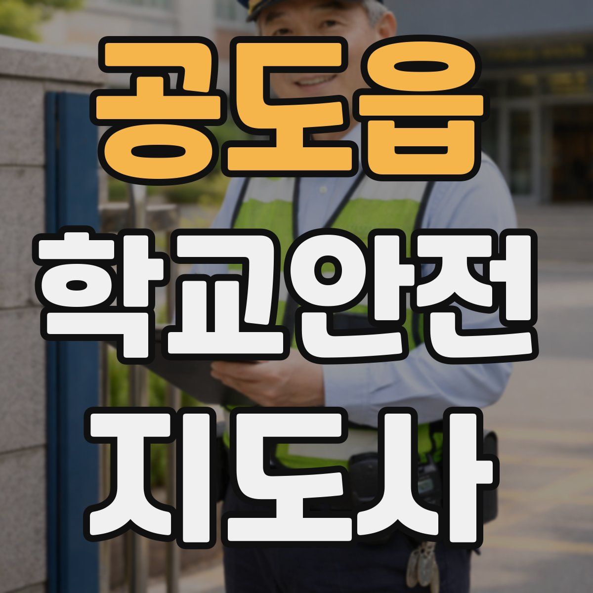 공도읍 학교안전지도사 자격증