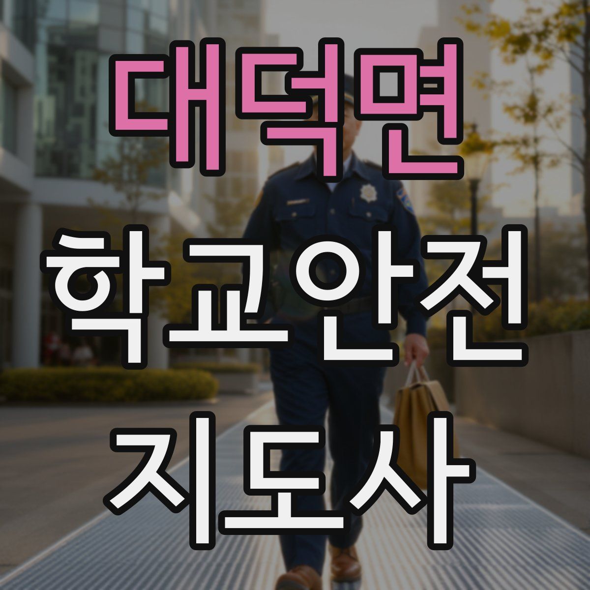 대덕면 학교안전지도사 자격증